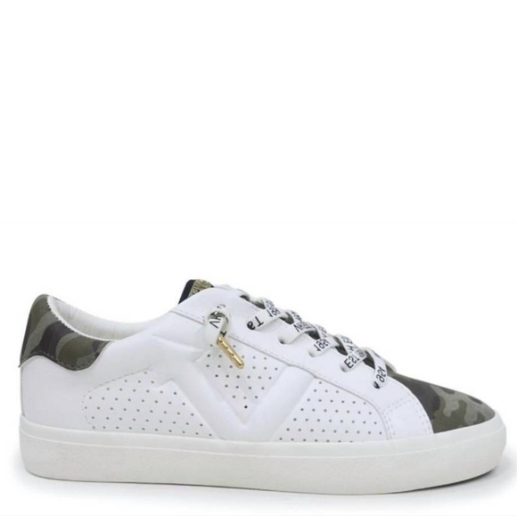 Vintage Havana Shoes - Vintage Havana "Kiki" White Camouflage Low Top Sneakers Shoes | Women's Size 7.5